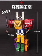 Power Assembling Educational Toys Math Cube Transformation Robot Digits Puzzle Ranger Animals boy toy for Kids