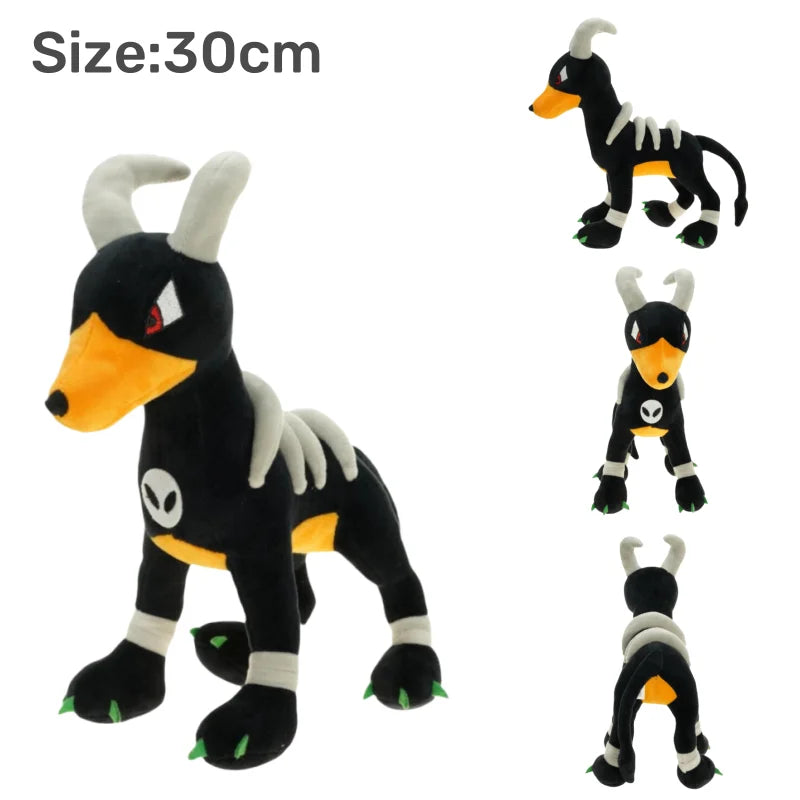 Black Pokemon Stuffed Toys Pikachu Umbreon Psyduck Snorlax Mew Rayquaza Charizard Greninja Darkrai Rillaboom Plush Soft Toy