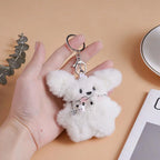 Plush Toys Doll Keychain Kawaii Pochacco Anime Pendant Cute Children Toy Gifts Keychains Keyring Plushie Birthday Girls