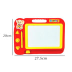 Kids Magnetic Drawing Board - black white Doodle Pad & Educational Art Toy, Best Gift for Children (Graffiti Set)