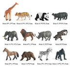 New 12pcs Farm Animal Figurines Poultry Sets Action Figures Horse Cow Dog Duck Sheep Cock Model Education Toys for Children Gift