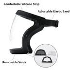 Work Protection Mask Transparent Facial Shield Transparent Facial Protector Face Protective Screen Kitchen Accessories Gadgets
