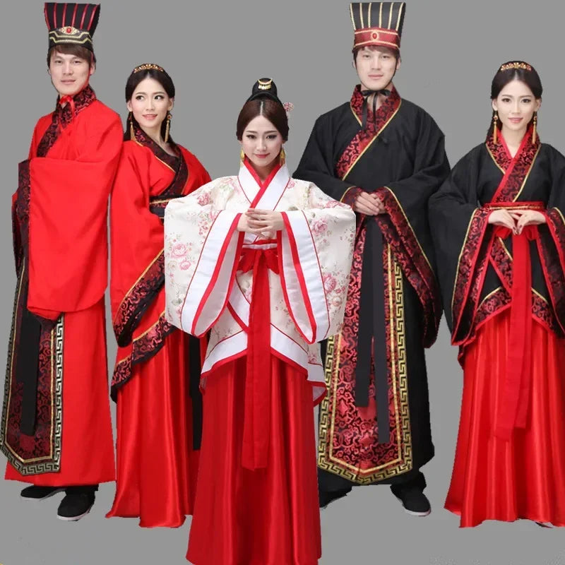 Vintage Tang Cosplay Man Clothing Costume Hanfu Men Suit Vestidos Stage Show Ancient Ladies Sets Chinese Couple Hanfu Women Set