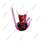 Hot Toys Ninja Figures Garmadon Jay Zane Kai Nya Lloyd Samukai Cole Harumi Ultra Violet Pyro Snake Morro Building Block Kids Toy