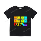 Sprunkis T-shirts Cartoon Oren Wenda Outdoor Clothes Short Sleeve Summer Cute Base Top Funny Birthday Gift