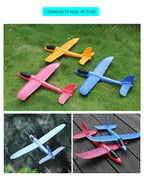 50CM Big Foam Plane Glider Hand Throw Airplane Light Inertial EPP Bubble Planes Outdoor Launch Toys for Boys Gift