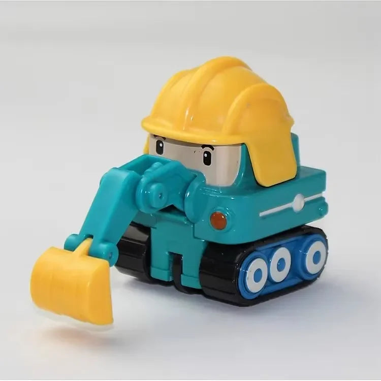 19 Style Silverlit Robocar Korea Kids Toys Robot Roy Haley Anime Metal Action Figure Cartoon Toy Car for Children Best Gift