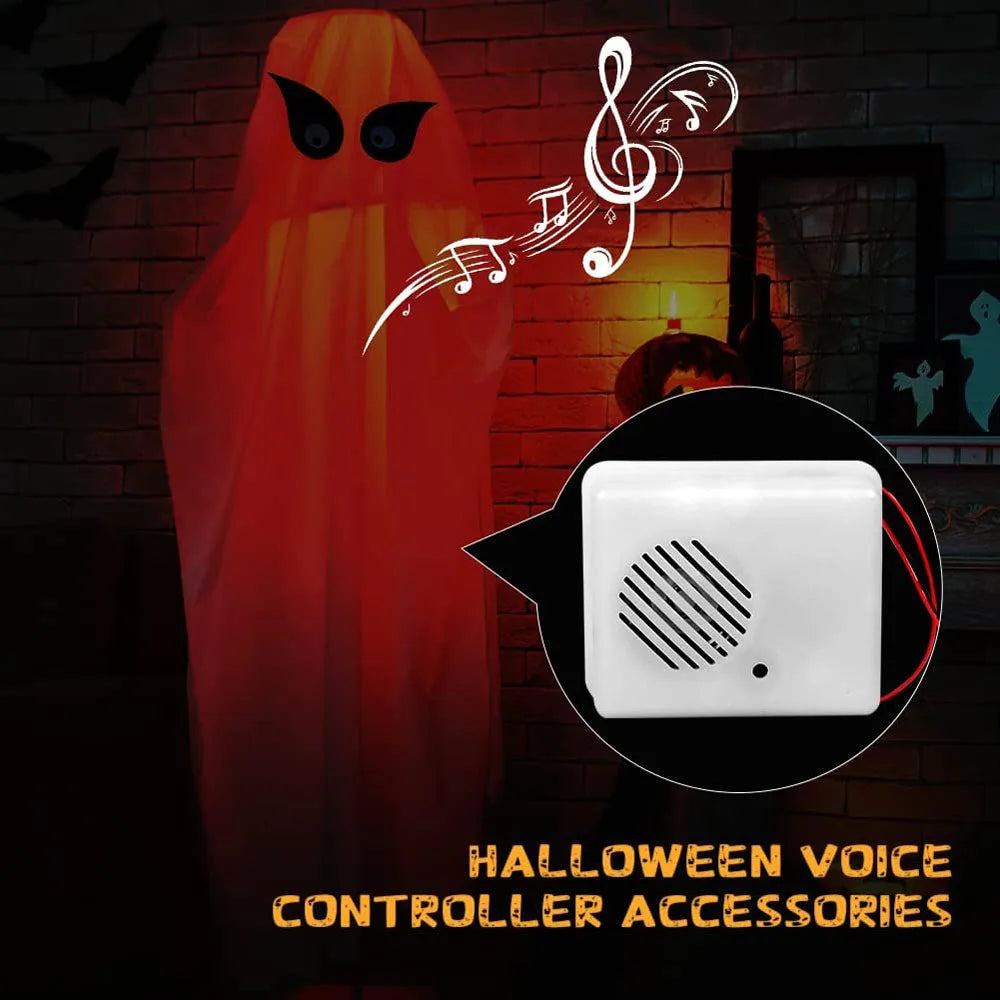 Sound Sensor Halloween Scream Speaker Horror Screaming Tricky Voice-activated Props Scary Sound Sensor For Party Decoration