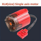 Electric Motor Set the Car Remote Control Battery Box Switch with Led Light Power Function MOC Building Blocks Cars Motor Toys