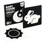 Baby Visual Stimulation Cards Montessori High Contrast Flash Card Infant Gift For Children Cognition Toy