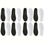 1Pair/2Pairs/4Pairs High Elasticity Latex Sport Insoles Soft Shoe Pads Arch Support Orthotic Insoles Breathable Deodorant Insole