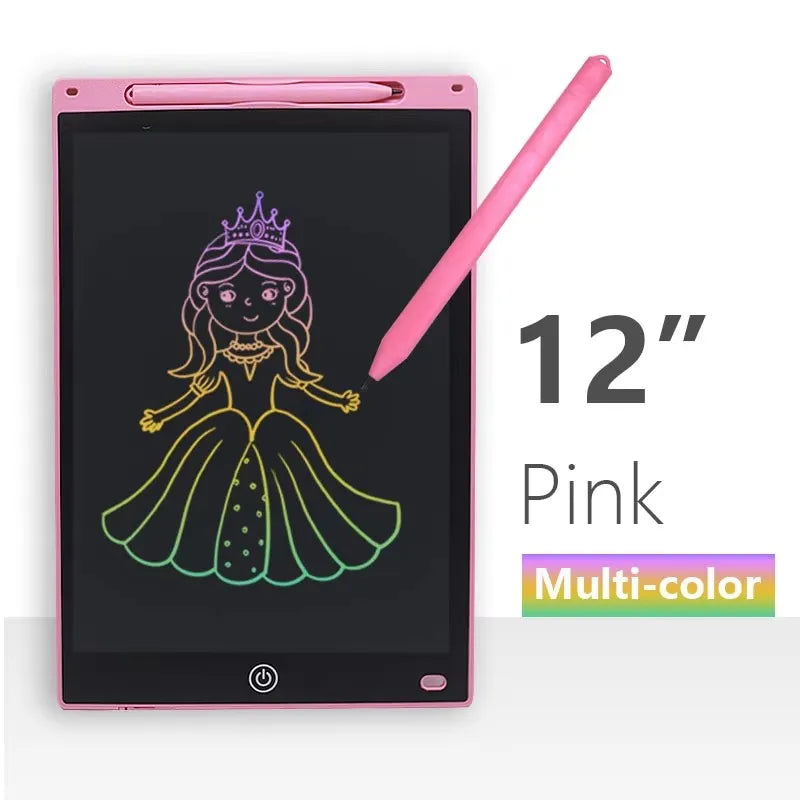 12 inch LCD Early coaching board light energy drawing board Colorful children's electronic handwriting board Birthday gift