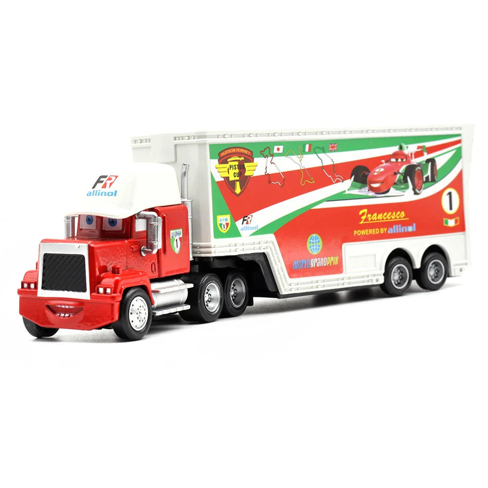 HOT Pixar Car Truck Model Toys Lightning McQueen The King Ramirez Mini Die Casting Truck Model Kids Toy Birthday NEW YEAR Gif