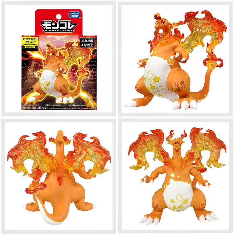 Original Pokemon Figures Shiny 50% Forme Zygarde Mega Rayquaza Terapagos Terastal Form Gigantamax Charizard ML Collection Model