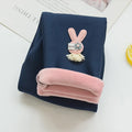 Kids Leggings Cartoon Rabbit Cashmere-Style Leggings Baby Girl Winter Pants Soft Kids' Autumn Wear
