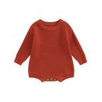 0-2Y Knitting Newborn Baby Girl Boy Spring Autumn Clothes Cute Long Sleeve Sweater Romper Jumpsuit Casual New born Outfits