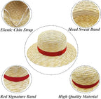 31cm/35CM NEW Straw Hat Festivals Party Cosplay Props Sun Protection Hat Parent-child Summer Sun Straw Beach Hat For Men Women