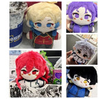 Mini Anime Plush Keychains Michel Caesar Mikage Reo Nagi Seishiro Chigiri Hyoma Bachira Meguru Cute Stuffed Starfish body Doll