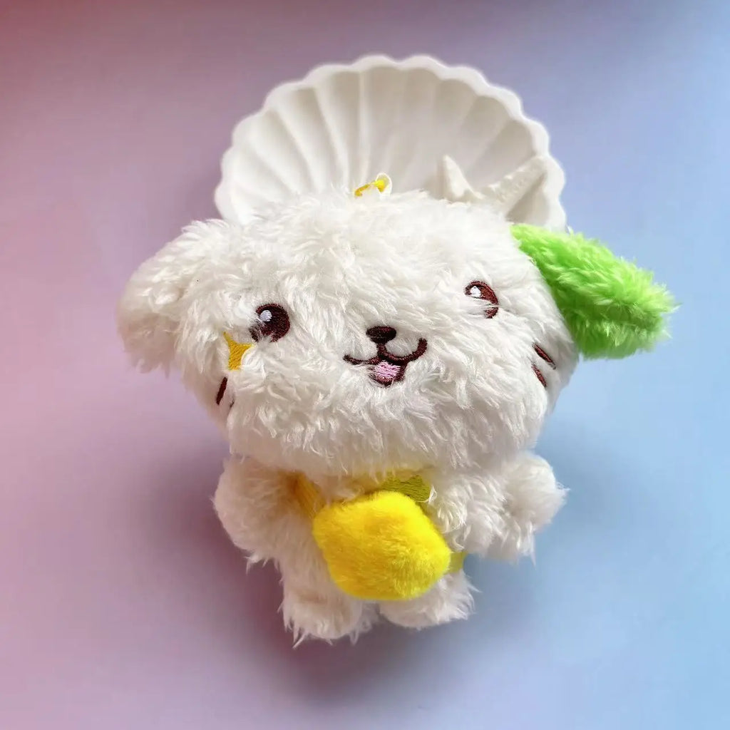 Kpop NTC WISH Sakuya RIKU YUSHI Tea Cat Doll Plush Dog Keychain NTCWISH Cartoon Keychain Bag Pendant Keychain Fans Collect Gif