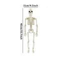 40cm Human Shape Bones Posable Skeleton,Haunted House Horror Props,Halloween Skull Skeleton Party Home Decorations DIY Supplies