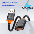 USB 2.0 Extension Cable Male to Female Extender Cable Fast Speed USB /2.0 Extended for laptop PC USB  Extension
