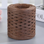 200M Raffia paper rope Straw Yarn For Knitting Crocheting Paper Threads DIY Handmade Summer Sunhat Beach Bag Freeshipping
