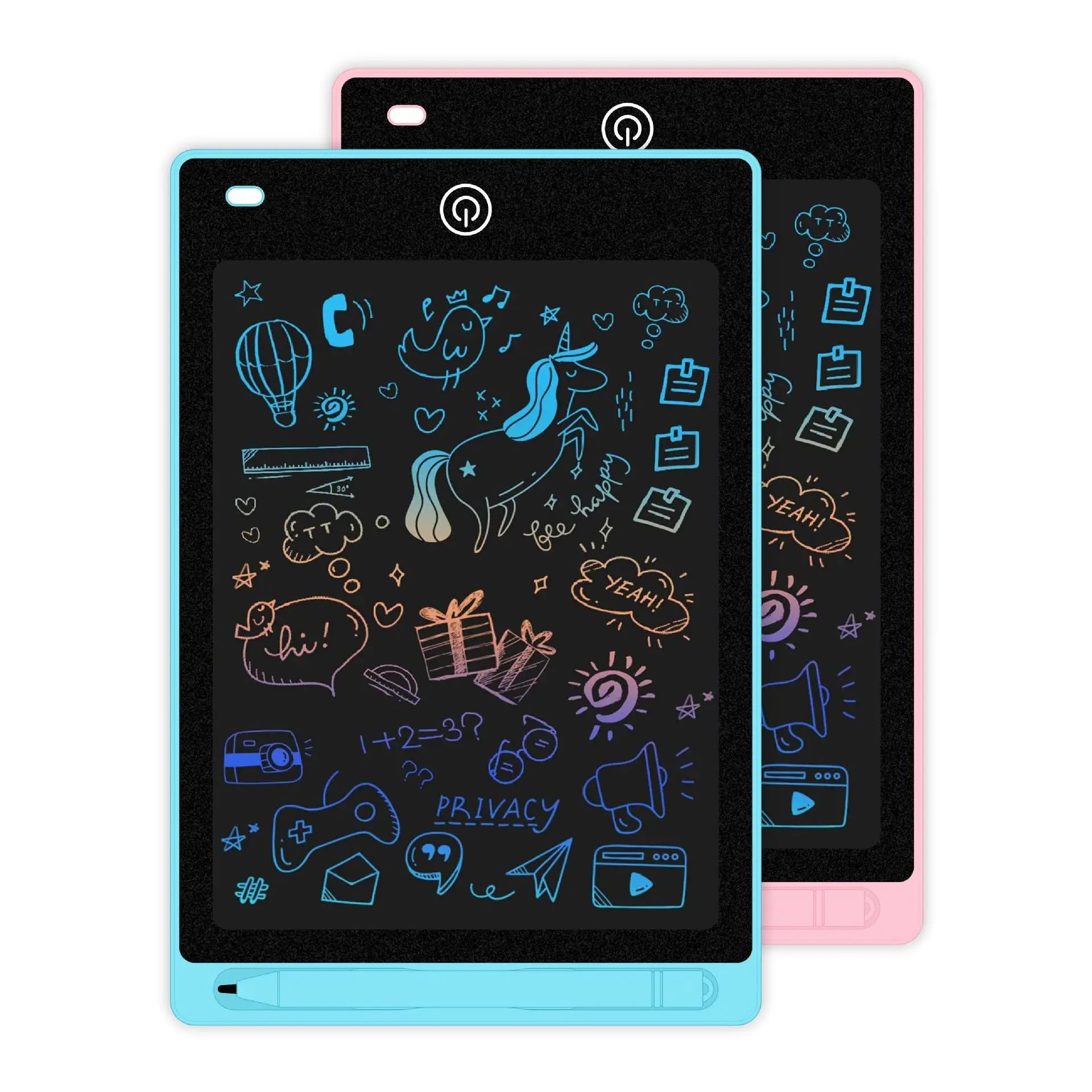 12 inch LCD Early coaching board light energy drawing board Colorful children's electronic handwriting board Birthday gift