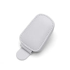 1/2Pc Sunglasses Holder Is Suitable for Car Sun Shades Magnetic Leather Sunglasses Clip and Ticket Clip Car Sunshade Accessories