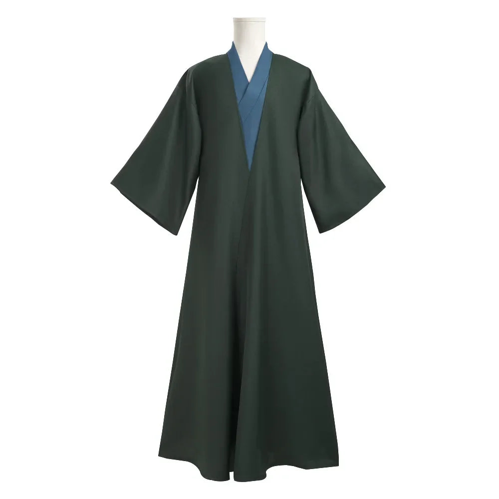 Professor Severus Snape Cosplay Costume Hogwarts School Black Cape Shirt Suit Into Human Robe Magic Wand Carnival Party Uniform