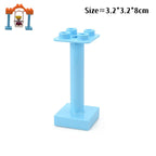 Big Building Blocks Slide Stair Swing Seesaw Ferris Wheel Series Compatible Duploe Large Brick Children Educational Toy Kid Gift