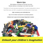 Pieces Building Blocks City DIY Creative Bricks Toys Bulk Random Model Parts Pack Figures Educational Kids Toys Children Gifts