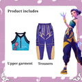 Girls Zoey Cosplay Girl Group Rumi Kids Costume Mira Outfit Favorite Stage Performance Clothes Halloween Animated Movie Dress Up