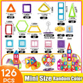 64-184Pcs Kids Magnetic Building Blocks Mini Size Magnet Toys for Boys Construction Set STEM Toy for Children Girls