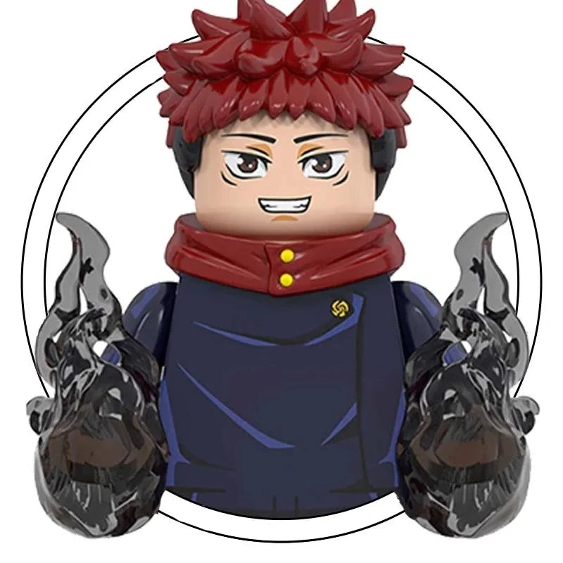 WM6139 WM6140 WM6149 WM6202 WM6201 Jujutsu Kaisen Building Blocks Mini Action Figure Itadori Yuji Gojo Satoru Ryomen Gifts Toys
