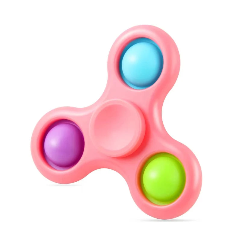 New Fidget Spinner Toys Hand Fingertip Multi-color Spnining Top Stress Relief Decompression Adults Toy Gifts for Boys Girls