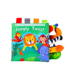 New 3D Visual Tail Cloth Book Baby Tear Resistant Biteable Cognitive Tool Interactive Parent-Child Fun Toddlers Enlighten Toys
