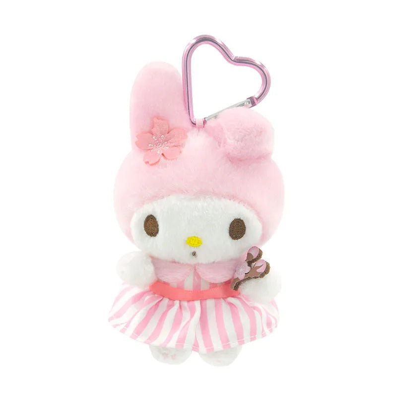 Kawaii Authentic Sanrio Hello Kitty  Kuromi Plush Doll Toys Pendant Cute Plush  Keychain Bag Pendant Christmas Gifts12CM