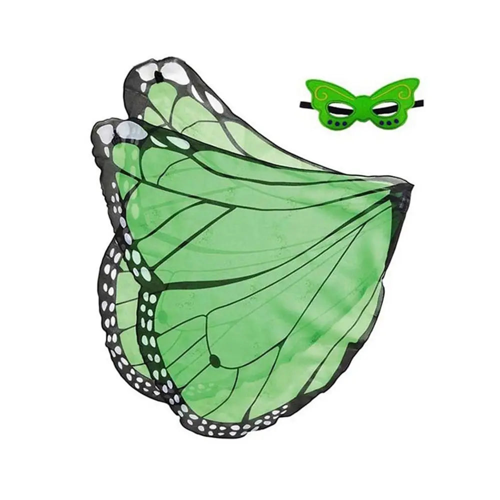 Halloween Kids Butterfly Costume Mask Cloak Children's Butterfly Elf Angel Wings Christmas Stage Cosplay Performance Costumes