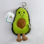 JC Golf ball plush keychain, grape keychain, jellyfish plush toy, hippopotamus, and plush elephant JC bag keychain