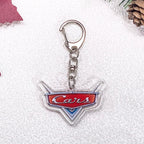 1/11Pcs Disney Cars Lightning McQueen Keychain Accessories Acrylic Charms Pendant For Bag Funny Key Holder Backpack Decoration