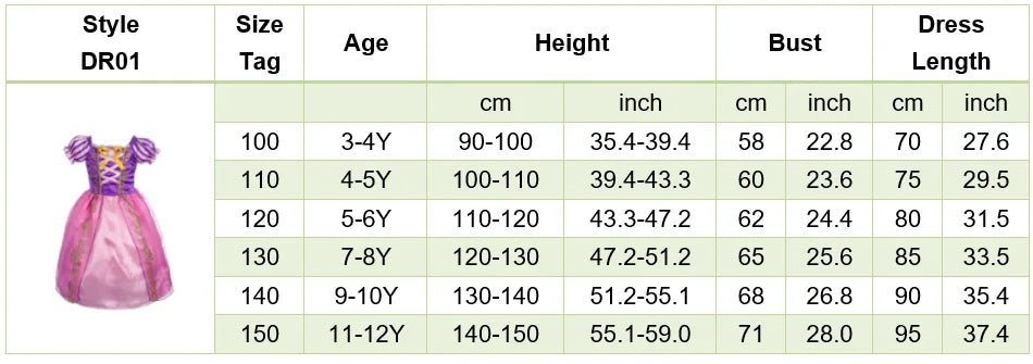 Girls Elsa Anna Dress Children Princess Carnival Dress Kids Jasmine Rapunzel Pageant Flower Disguise Birthday Cosplay Costume