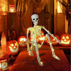 1PC Glowing and Non-glowing 40cm Joint Movable Simulation Skeleton for Halloween Ghost Festival Haunted House Outdoor Decoration