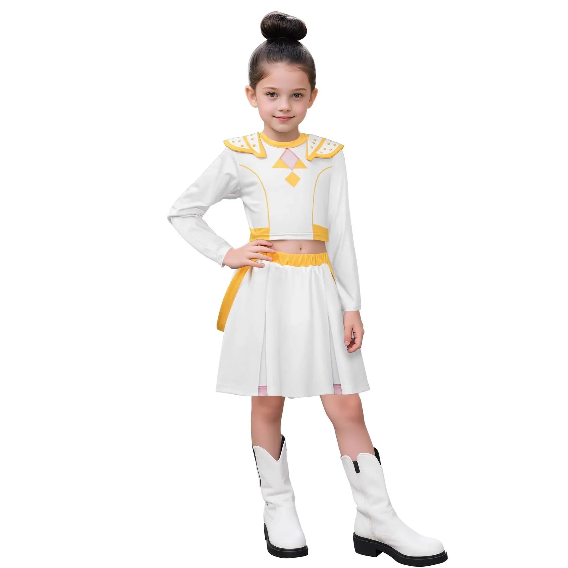 Girls Zoey Cosplay Girl Group Rumi Kids Costume Mira Outfit Favorite Stage Performance Clothes Halloween Animated Movie Dress Up
