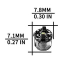 10pcs Super Mini Magnetic Led Lamp Toys 7.8mm *7.1mm DIY Model Making General Model Plus Light with Batteries and 1pc Magnet