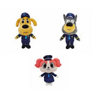 New Sheriff Labrador Dog Plush Toy Security Sergeant Labrador Wolf Dog Cartoon Doll Boys Girls Soft Stuffed Toys Children Gift