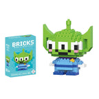 Disney 214 style Winnie LinaBell StellaLou Building Blocks Princess Cartoon Figrues Bricks Children's Assembly Toys Model Gift