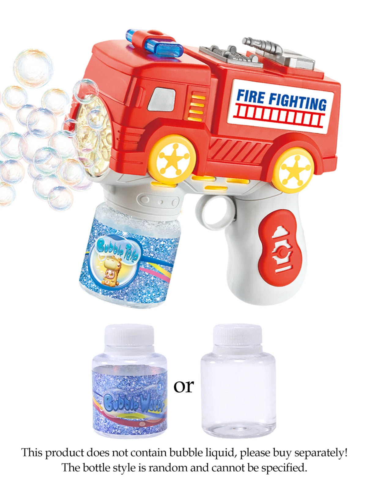 Bubble Gun Machine for Kids, Automatic Bubbles Toys Summer Outdoor Playing with LED Light Gifts Not Include Bubble Liquid