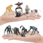 Simulation Mini  Farm Poultry Puppy Crocodile Pegasus Monkey Bird Wildlife Figurine Animal Model Sets Education Kid Toys