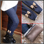 2-12 Year Old Children's Pants New Autumn and Winter Style Plush Girls Leggings, Wearing Warm Cotton Pants for Girls Outside