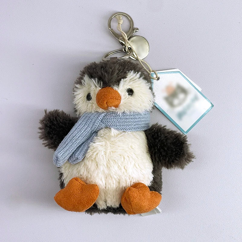 JC Golf ball plush keychain, grape keychain, jellyfish plush toy, hippopotamus, and plush elephant JC bag keychain